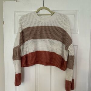Moon & Madison Cream Knit Pullover